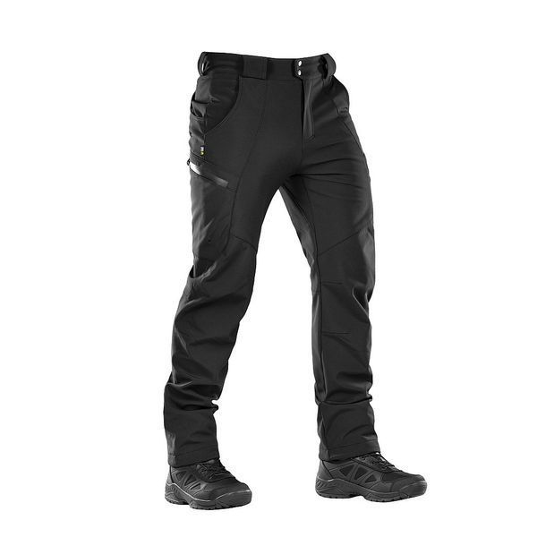 M-Tac брюки тактичні Soft Shell Winter Black XS boetc160 фото