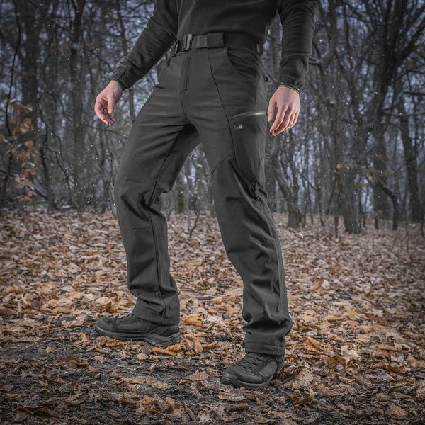 M-Tac брюки тактичні Soft Shell Winter Black XS boetc160 фото