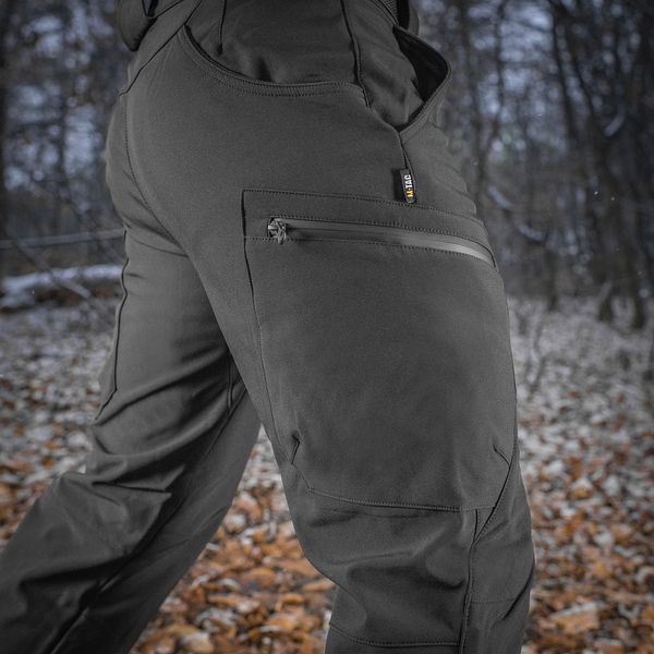 M-Tac брюки тактичні Soft Shell Winter Black XS boetc160 фото