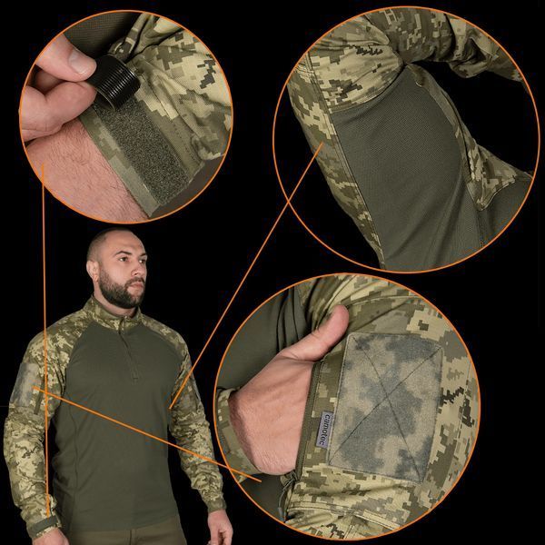 Сорочка CamoTec Raid Twill/CoolPass Air 2.0 MM14/Олива 7086 CMT7086xxxl фото