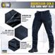 Spodnie Taktyczne M-Tac Aggressor Gen II Flex Dark Navy Blue