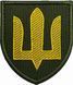 Шеврон ЗСУ Сухопутні війська олива/жовтий