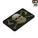 M-Tac нашивка Bearded Skull 3D PVC Olive 51113201 фото 2