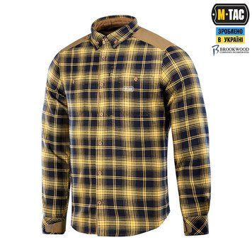 M-Tac сорочка тактична у клітинку Redneck Shirt Navy Blue/yellow M 20072015-xxxl фото