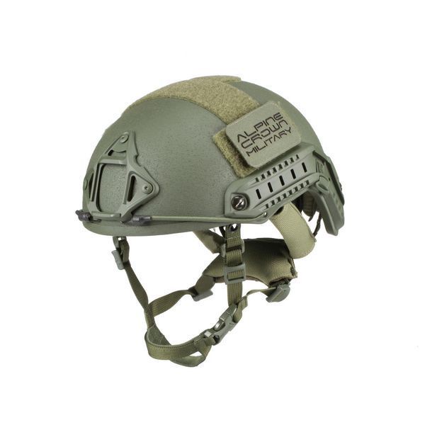 Alpine Crown FAST UHMWPE Ballistic Helmet Olive XL