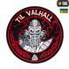 M-Tac нашивка Til Valhall PVC Red