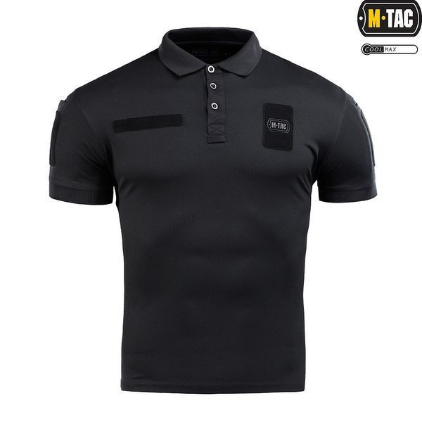 M-Tac Koszulka Polo Elite Tactical Coolmax Black S