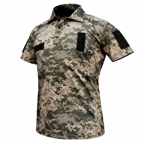 Koszulka polo CoolMax SZU MM14 (czarne rzepy) S