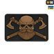 M-Tac нашивка Bearded Skull 3D PVC Coyote
