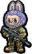 Naszywka Labubu military edition PVC Purple