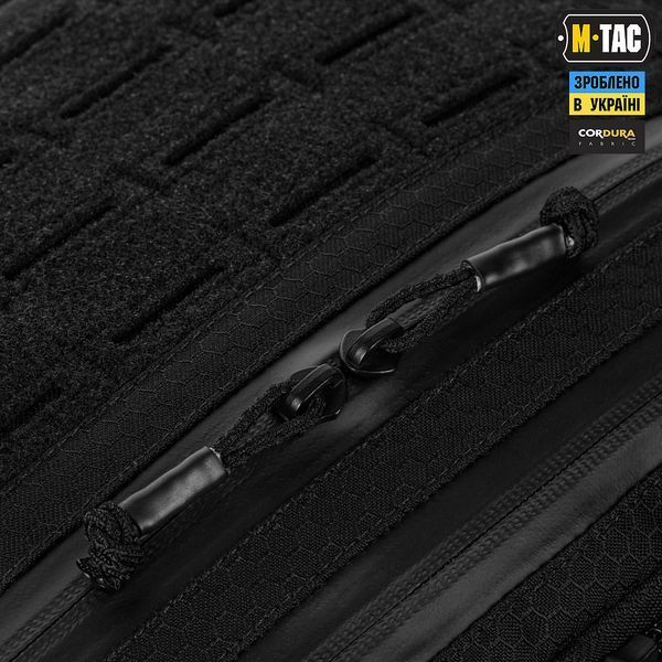 M-Tac Admin Bag Medium Elite with Velcro Hex Black