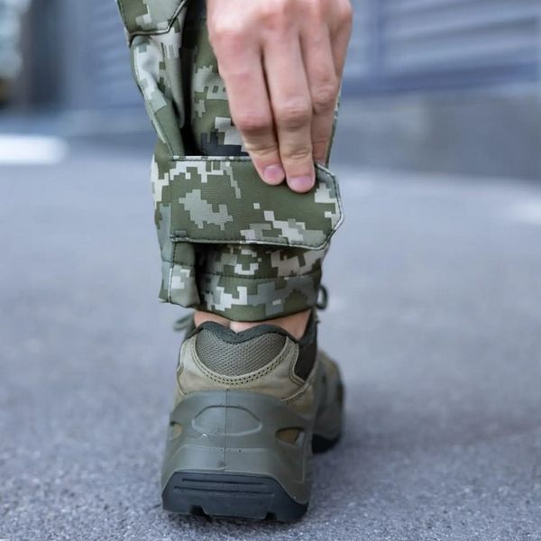 Winter Tactical Pants Pobedov Hardy Soft Shell Cargo Pixel S
