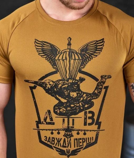 Coolmax Thermal T-shirt with DShV Inscription Coyote M