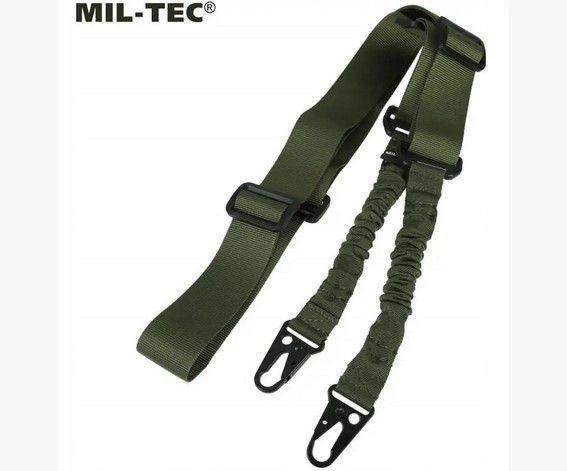 Ремінь 2-точковий Mil-Tec BUNGEE Olive 16185101 16185101 фото