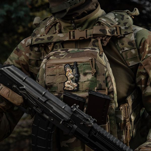 M-Tac нашивка Tactical girl №5 PVC Hooligan 51461004 фото