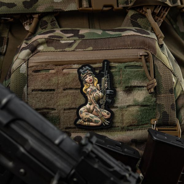 M-Tac нашивка Tactical girl №5 PVC Hooligan 51461004 фото