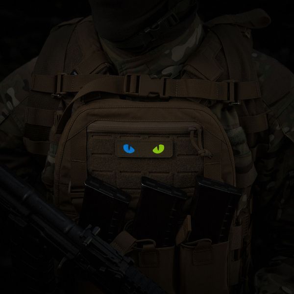 Naszywka M-Tac Cat Eyes Laser Cut Multicam/Ż&oacute;łta/Niebieska/GID