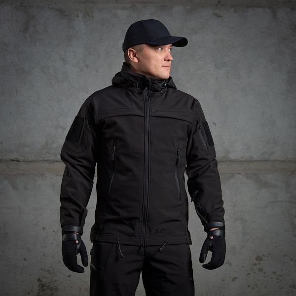 M-Tac kurtka taktyczna Soft Shell Police Black S