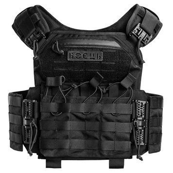Плитоноска BOETC Cargo QRS Gen.2 Laser Cut Black boetc-cargoQRS-2ls-B фото