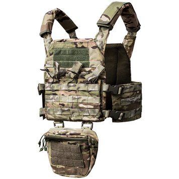 Plate Carrier BOETC Cargo with Groin Pouch Multicam