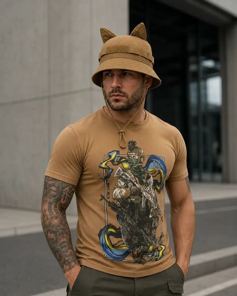 Панама Basic трансформер з вушками койот 58 hat-cat-coyote62 фото