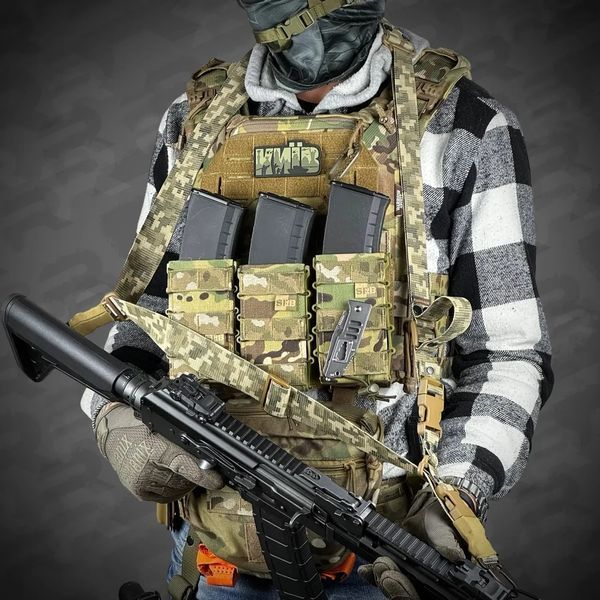 Ремінь триточковий збройовий RAGNAROK HEL carbine Gen.II Піксель HEL-CARBINE-P фото