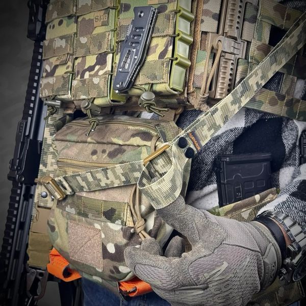 Ремінь триточковий збройовий RAGNAROK HEL carbine Gen.II Піксель HEL-CARBINE-P фото
