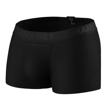 Męskie bokserki anatomiczne MAN's SET Anatomic Classic 1.2 Black Series, czarny M