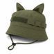 Панама Basic трансформер з вушками олива 58 hat-cat-olive62 фото 1