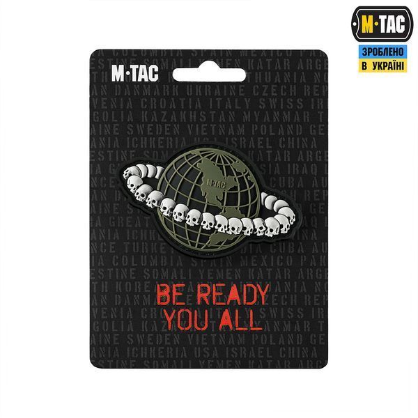 M-Tac patch Planet PVC Olive