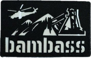Souvenir patch LaserCut Cordura &ldquo;bambass&rdquo;