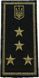 Rank Insignia Shoulder Board Customs Service Inspector, 1st Rank (Velcro) olive