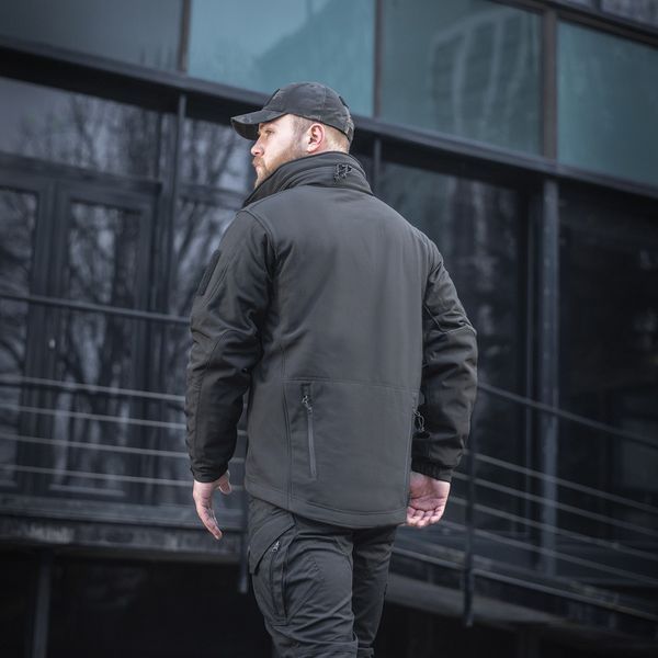 M-Tac куртка тактична Soft Shell з підстібкою Black boetc6561 фото