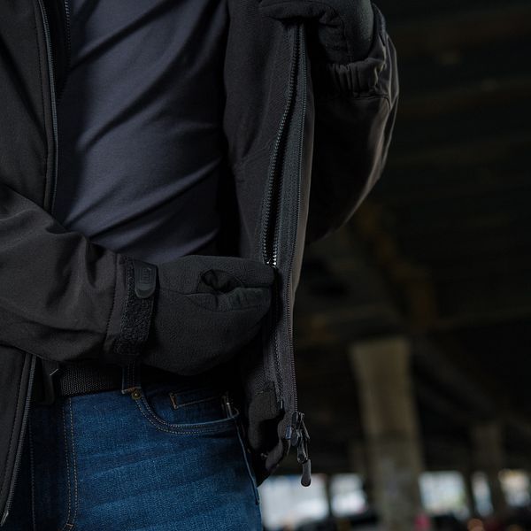 M-Tac куртка тактична Soft Shell з підстібкою Black boetc6561 фото