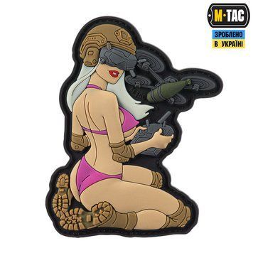 M-Tac Patch Tactical Girl №6 PVC White/Pink