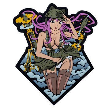 Нашивка Brand Element "Anime Girl" pink BE-258-1 фото