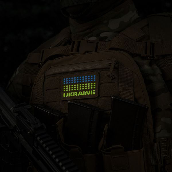 M-Tac Naszywka Ukraine Laser Cut Coyote/Yellow/Blue/GID
