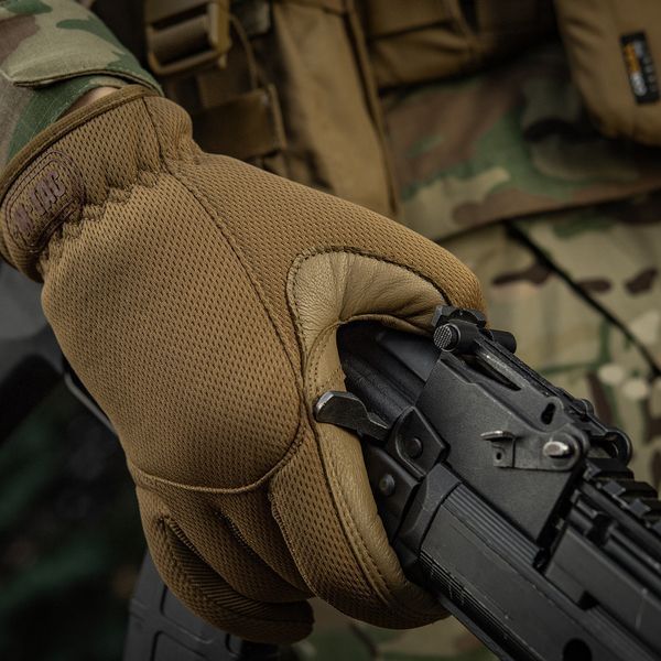 Rękawice M-Tac Scout Tactical Mk.2 sk&oacute;rzane Coyote S