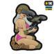 M-Tac Patch Tactical Girl №6 PVC White/Pink/Olive V2