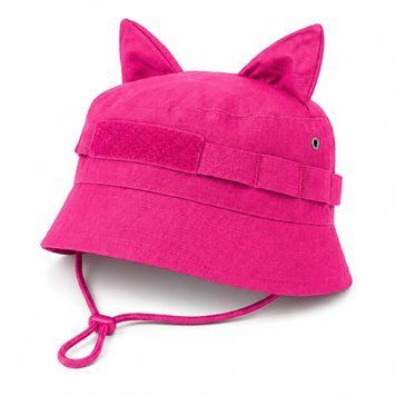 Панама Basic трансформер з вушками Pink 58 hat-cat-pink-62 фото