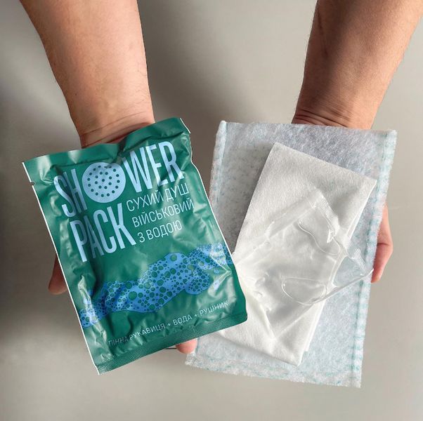 Сухий душ військовий Shower Pack з водою 7060021 фото