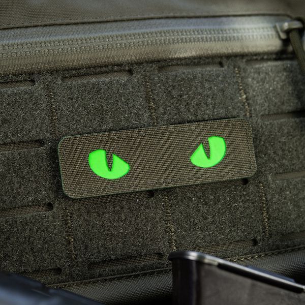 M-Tac Нашивка Cat Eyes Laser Cut Ranger Green/Green/GID 51507023 фото
