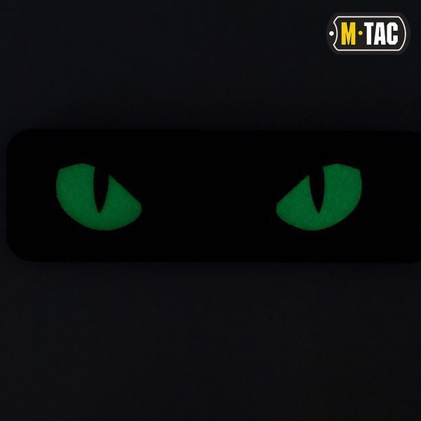 M-Tac нашивка Cat Eyes Laser Cut Black/GID 51009299 фото