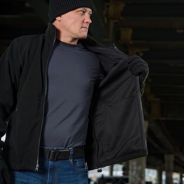 M-Tac Soft Shell Tactical Jacket with Additional Fleece Jacket Black XS