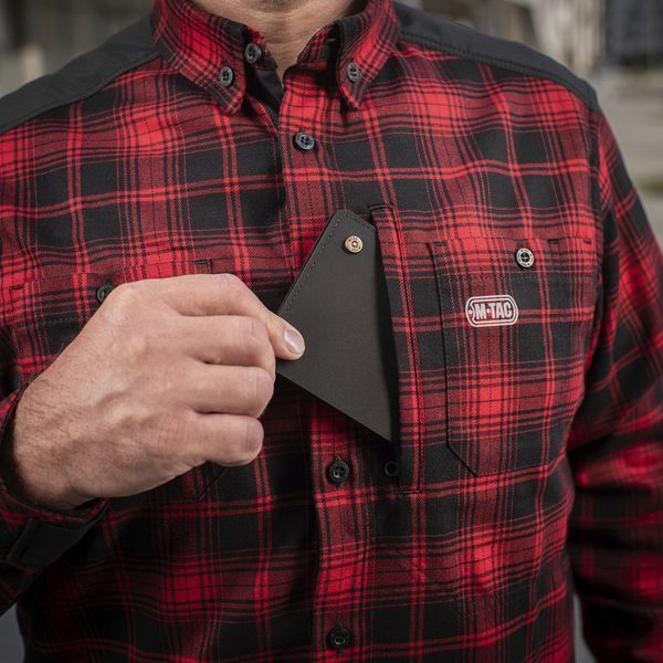 M-Tac сорочка тактична у клітинку Redneck Shirt Red/Black L 20072033 фото