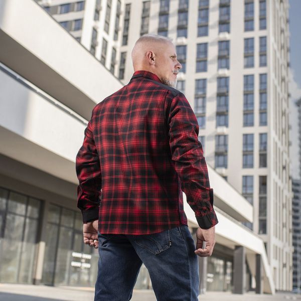 M-Tac сорочка тактична у клітинку Redneck Shirt Red/Black L 20072033 фото