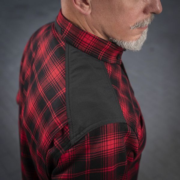 M-Tac сорочка тактична у клітинку Redneck Shirt Red/Black L 20072033 фото