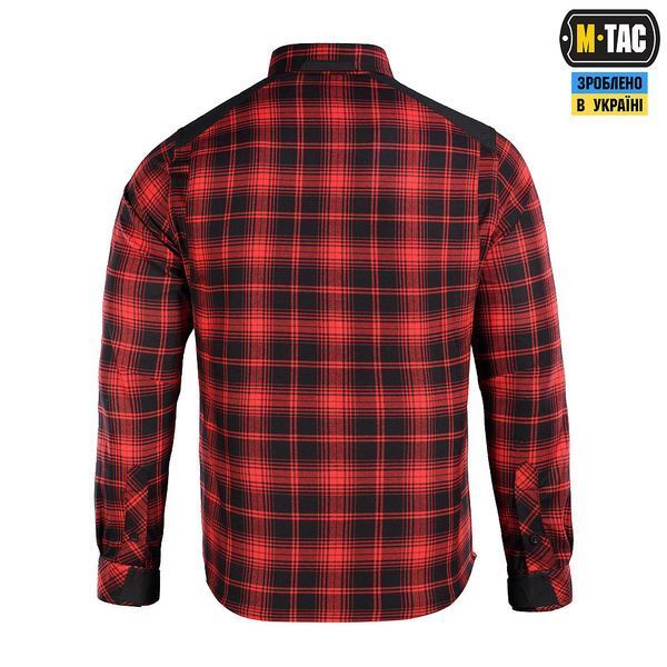 M-Tac сорочка тактична у клітинку Redneck Shirt Red/Black L 20072033 фото