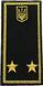 Rank Insignia Shoulder Board Customs Service Inspector, 3rd Rank (yellow thread, Velcro)