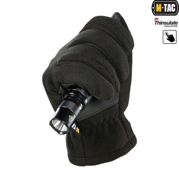 M-Tac рукавички військові Fleece Thinsulate Black M boetc4044 фото